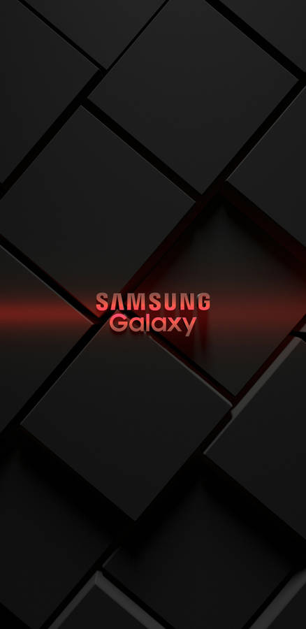 Samsung Galaxy Geometric Red Light Wallpaper