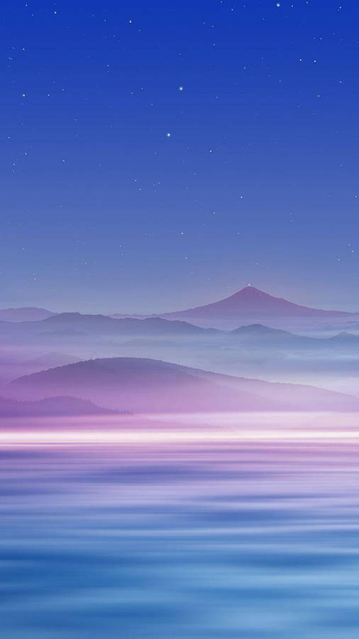 Samsung Galaxy J7 Mountain Ranges And Sky Wallpaper