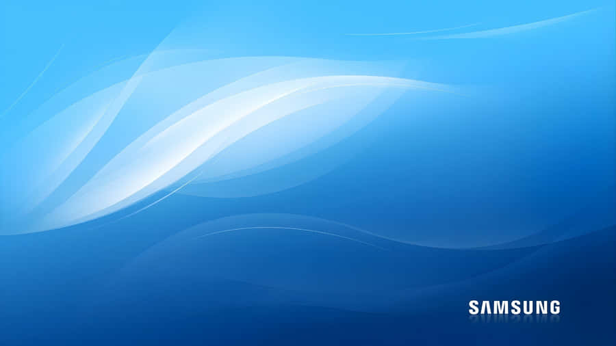 Samsung Tv Logo Blue Background Wallpaper