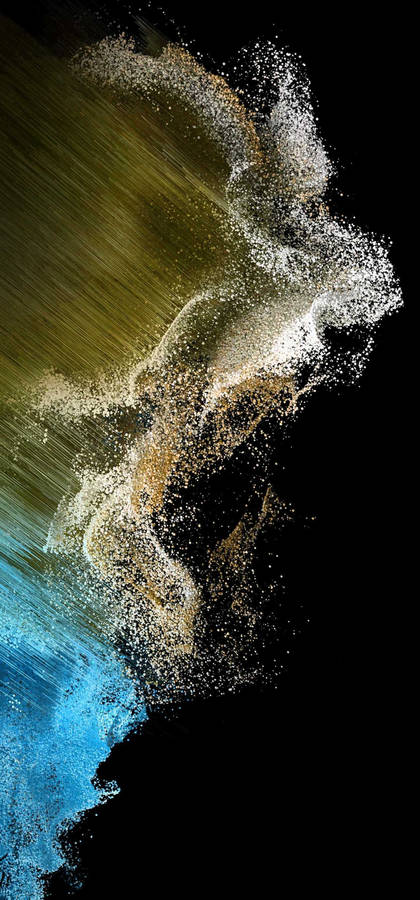 Samsung Ultra 4k Monitor In Vibrant Render Wallpaper