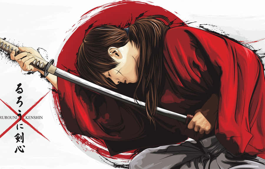 Samurai Anime Rurouni Kenshin Draw Wallpaper