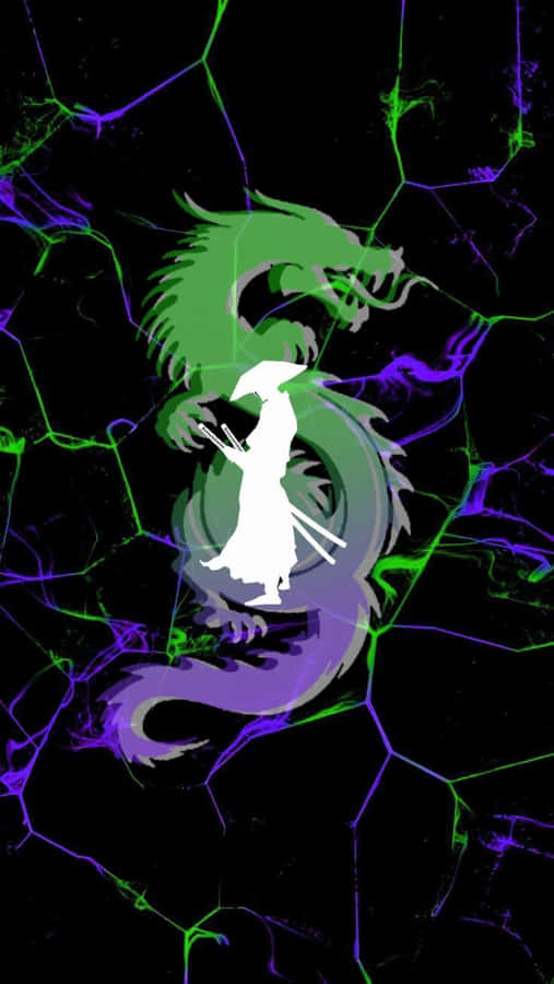 Samurai Dragon Standoff Wallpaper