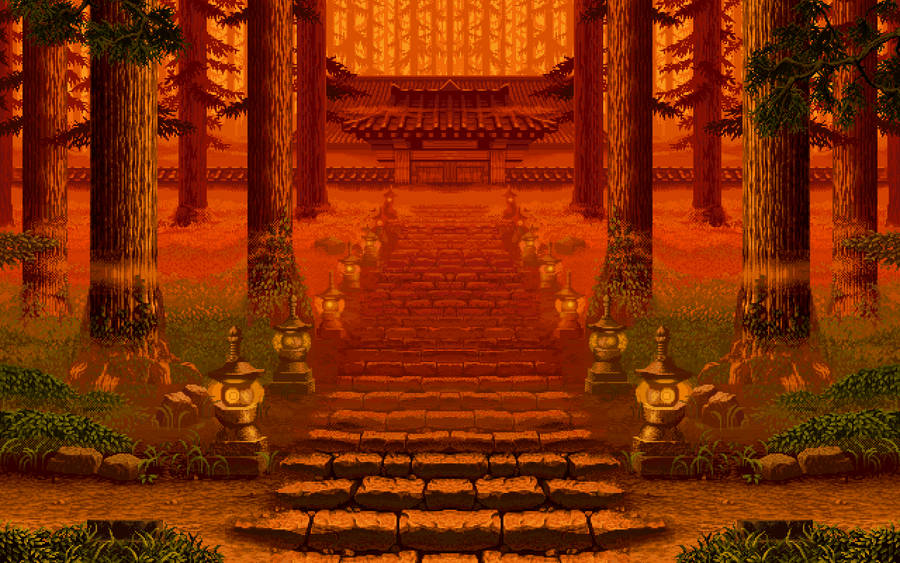 Samurai Shodown Iii Pixel Art Wallpaper