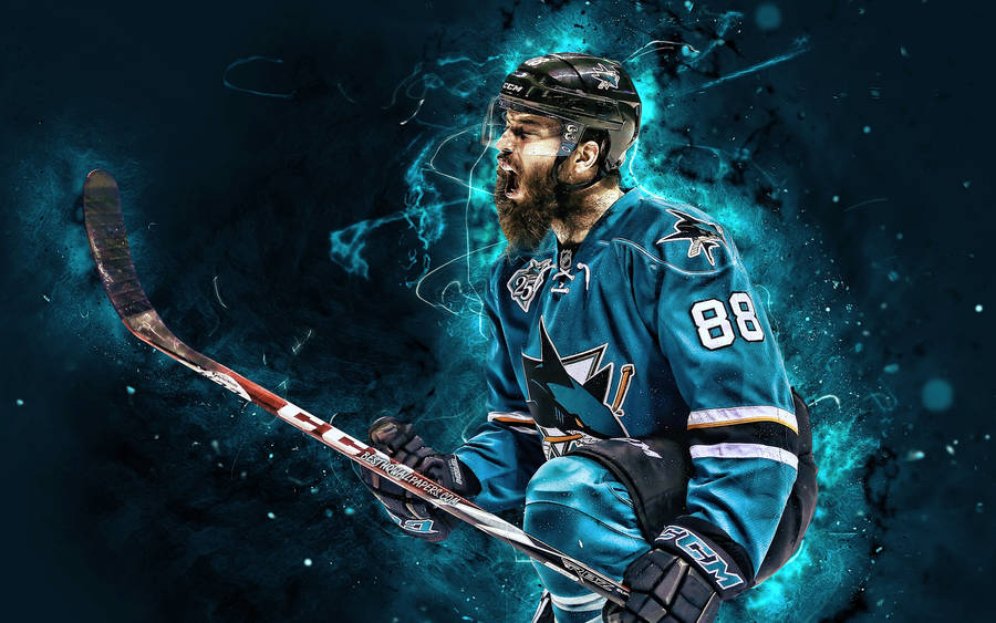 San Jose Sharks Brent Burns Wallpaper