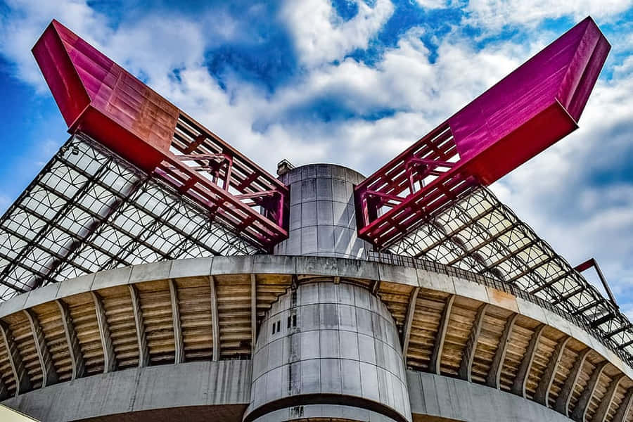 San Siro Stadium Architecture Detail Wallpaper