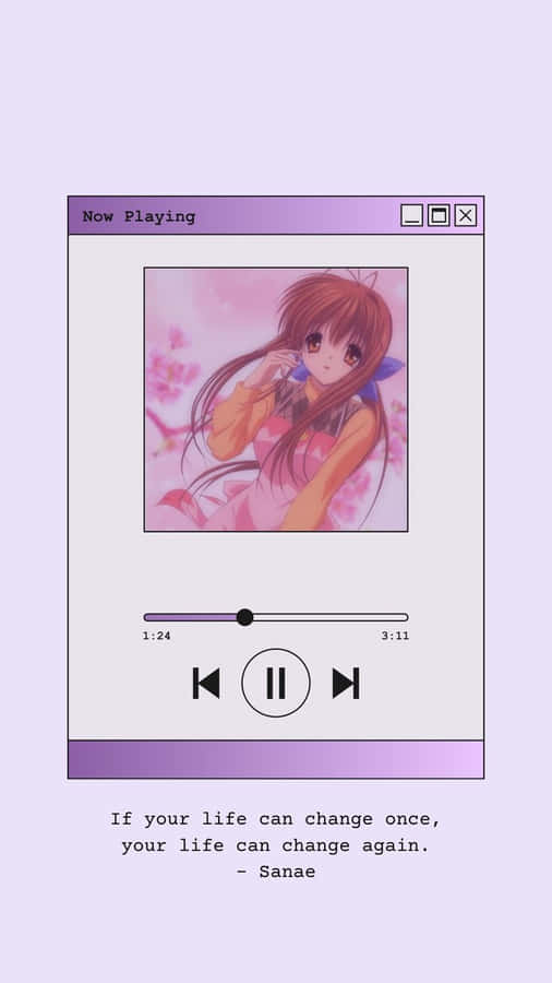 Sanae Furukawa Music Player Inspiration Wallpaper