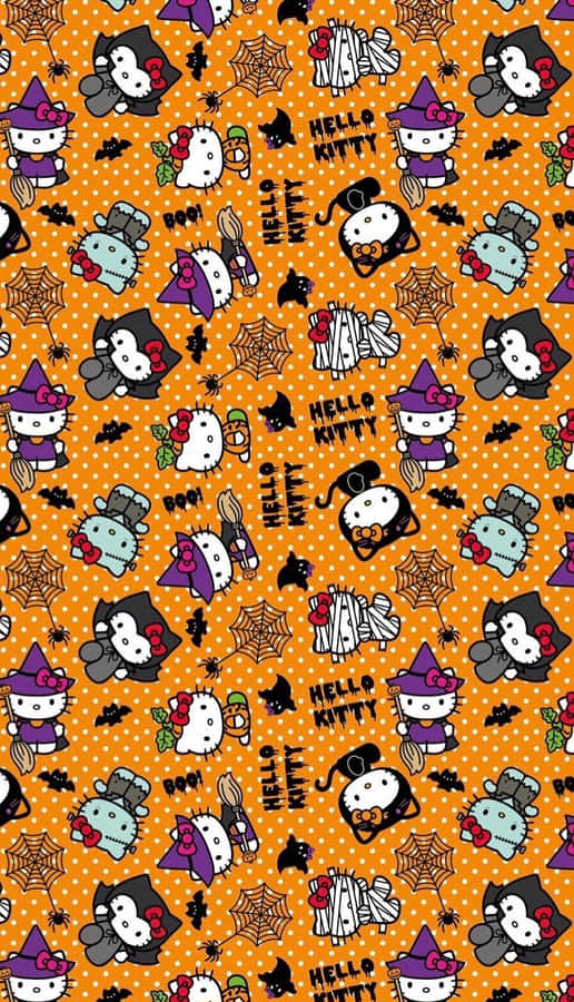 Sanrio Halloween Pattern Wallpaper