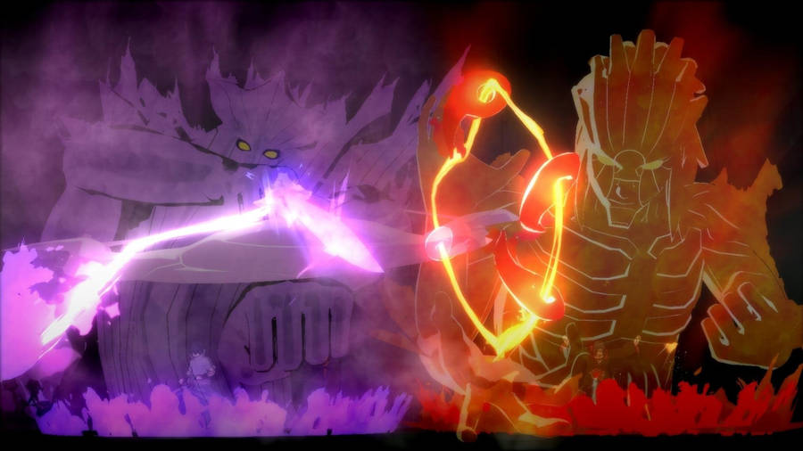 Sasuke Susanoo Vs Itachi Susanoo Wallpaper