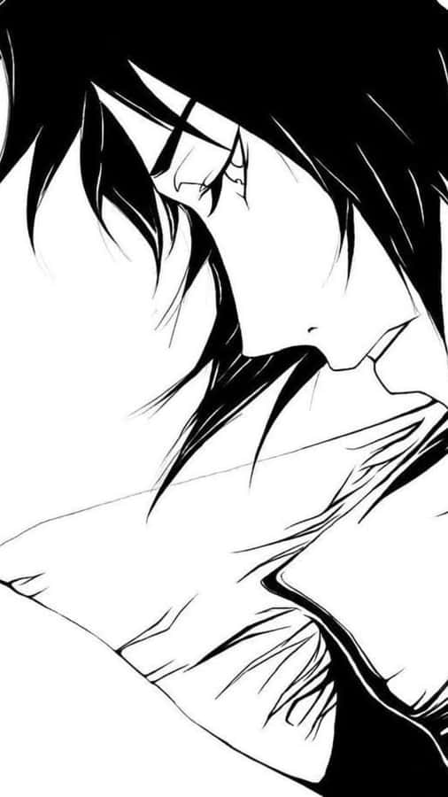 Sasuke Uchiha Profile Art Wallpaper