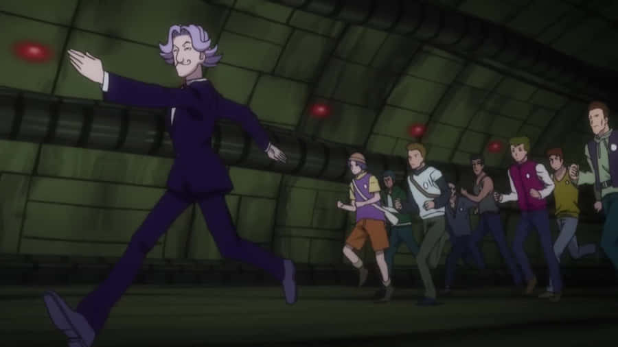 Satotz With The Celestial Staff In The Wilderness Wallpaper