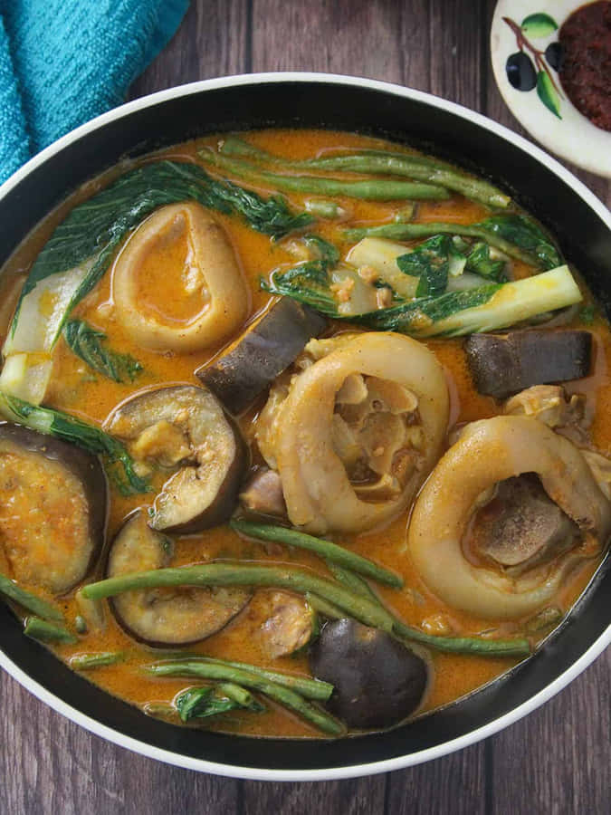 Saucy Filipino Stew Kare-kare Wallpaper