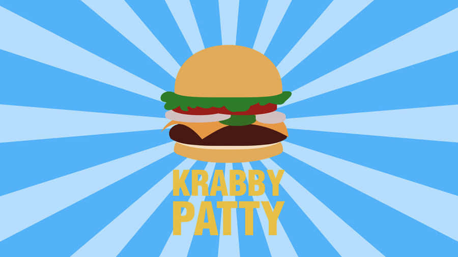 Savory And Delicious Krabby Patty Wallpaper