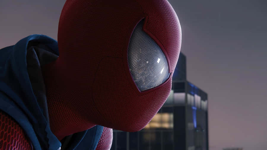 Scarlet Spider Closeup Nighttime Wallpaper
