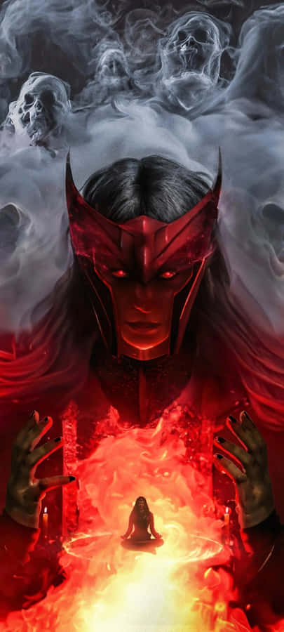 Scarlet Witch Power Manifestation Wallpaper