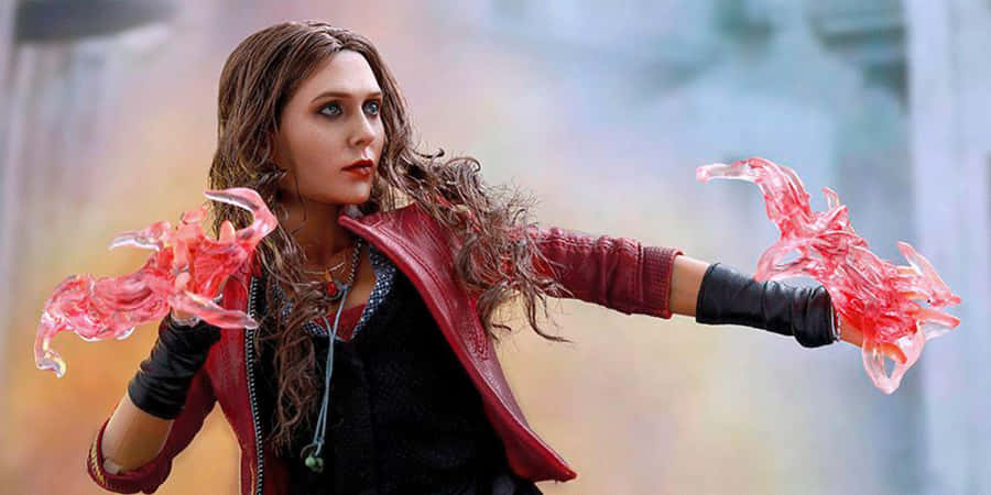 Scarlet Witch Takes Control Of The World With Her Impressive Magical Powers! Wallpaper