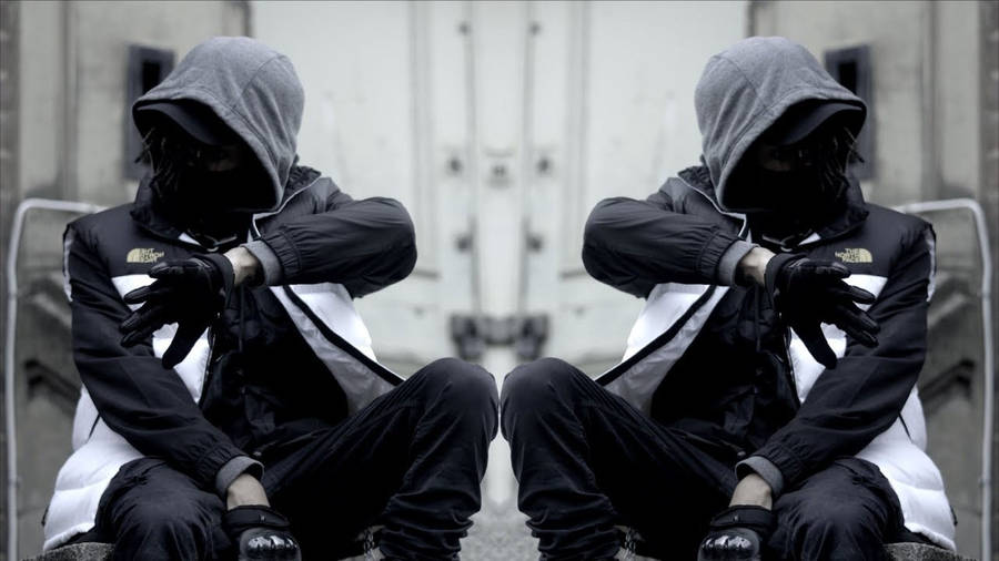 Scarlxrd Mirrored Wallpaper