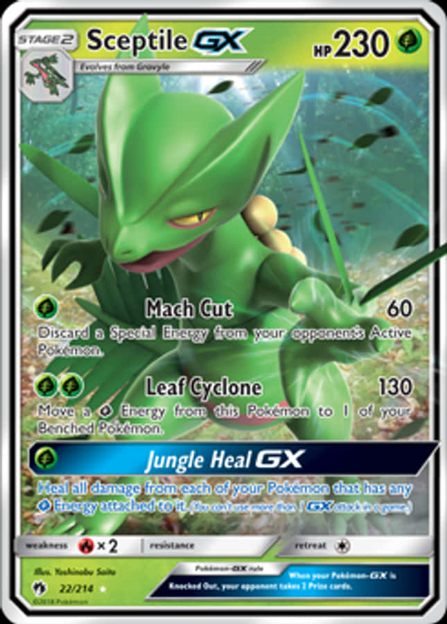 Sceptile G X Pokemon Card Wallpaper