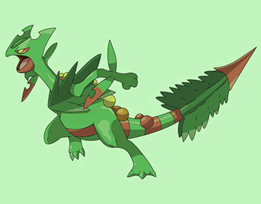 Sceptile Pokemon Illustration Wallpaper