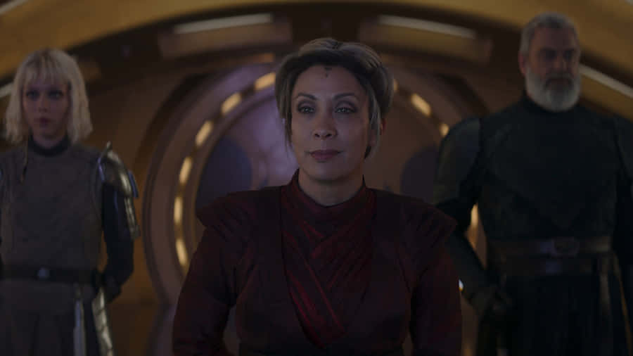 Sci Fi Command Crew Portrait Wallpaper