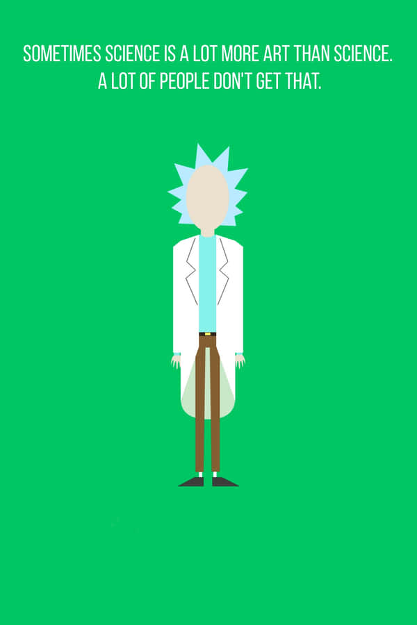 Science Art Quote Illustration Wallpaper