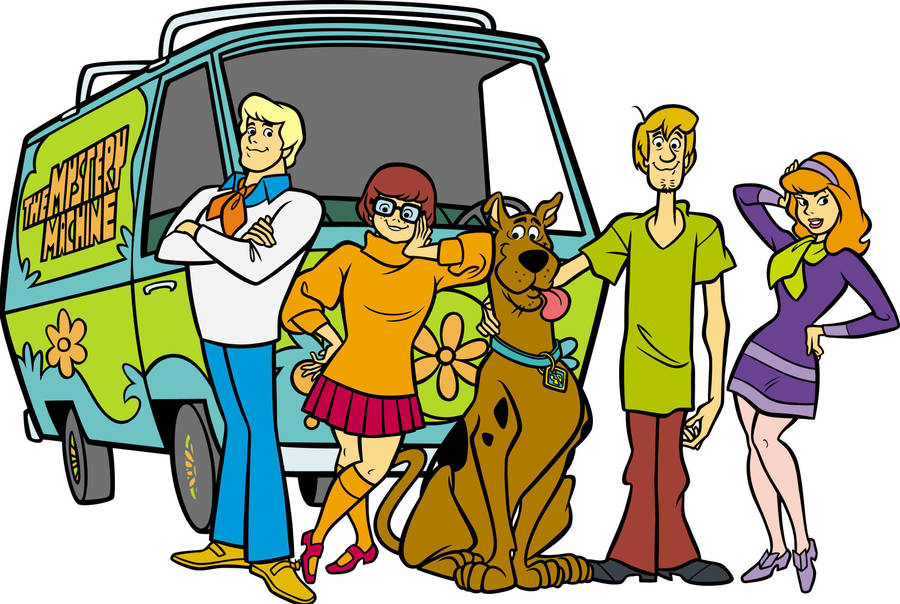 Scooby Doo Main Characters Wallpaper