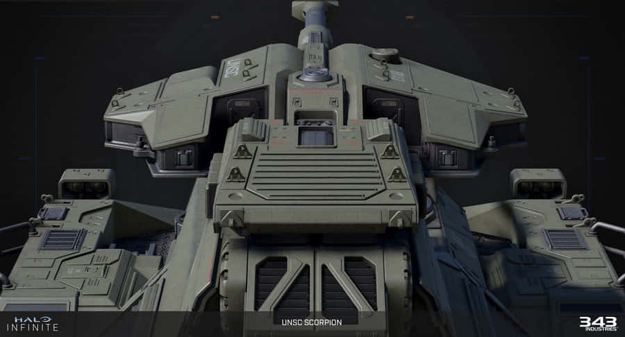 Scorpion Halo Battle In Action Wallpaper