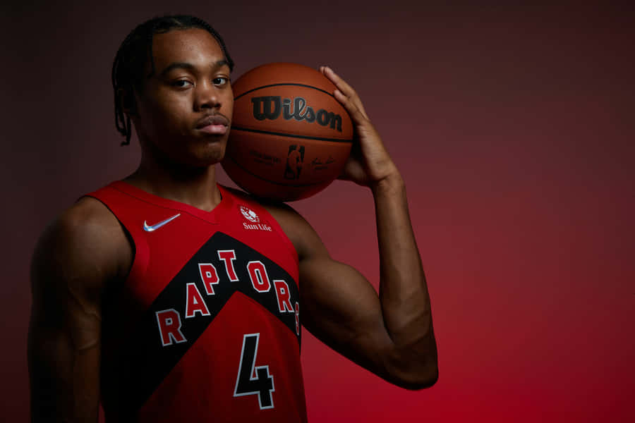 Scottie Barnes Raptors Portrait Wallpaper