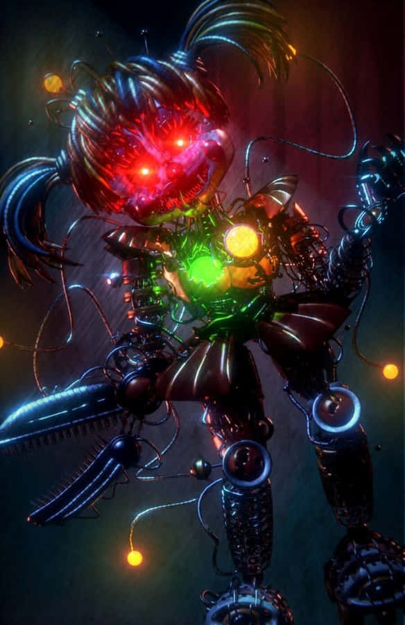 Scrap Baby From The Five Nights At Freddy's Series Wallpaper