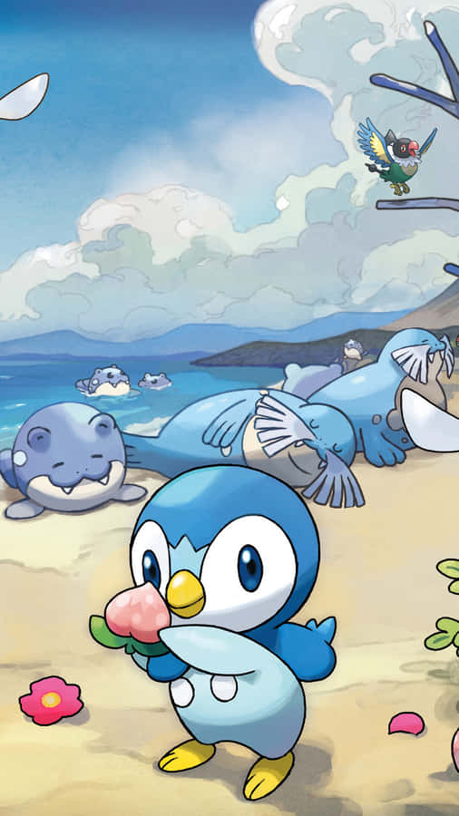 Sealeo Enjoying The Beach Wallpaper