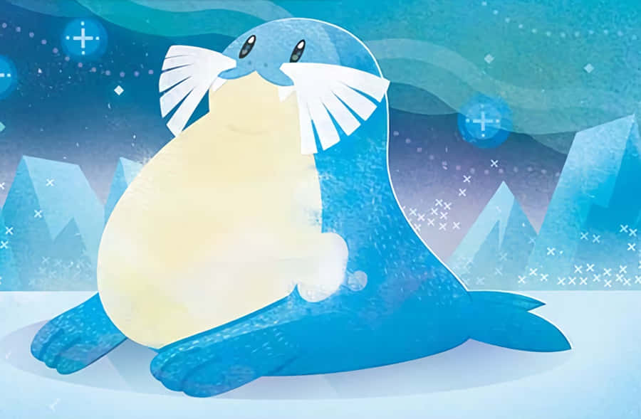 Sealeo In An Arctic Landscape Wallpaper