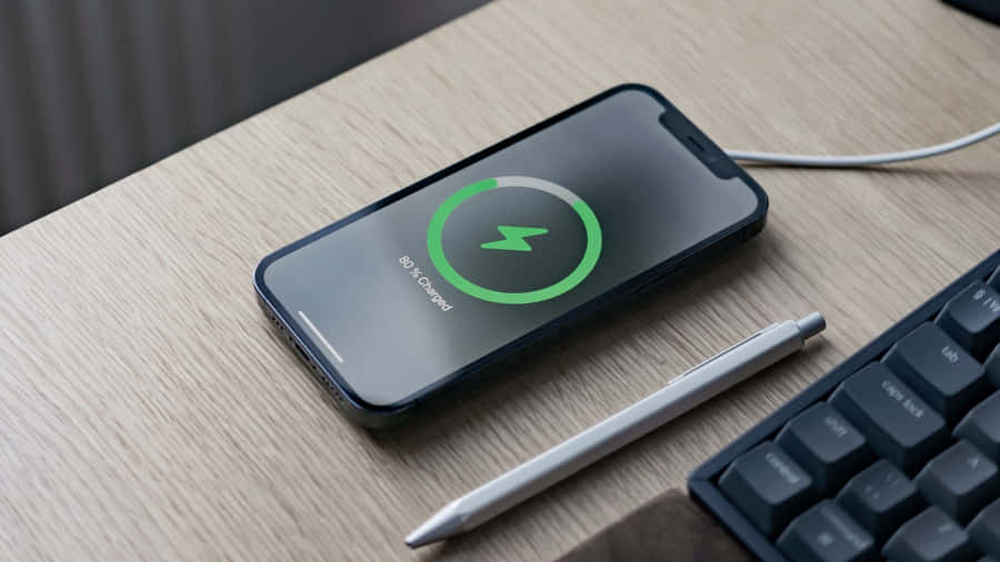 Seamlessly Power Your Device With Wireless Charging Wallpaper