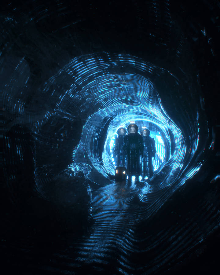 Searching For Alien Life On A Distant Planet Wallpaper