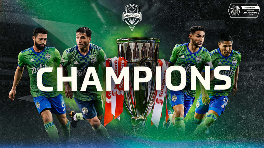Seattle Sounders Fc Cascadia Cup Champions Wallpaper