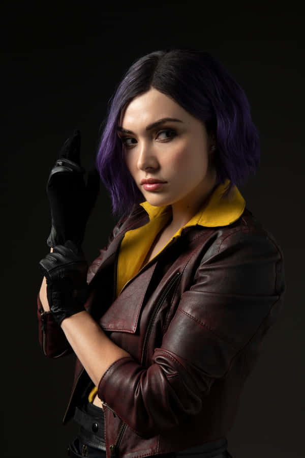 Seductive Faye Valentine From Cowboy Bebop Anime Wallpaper