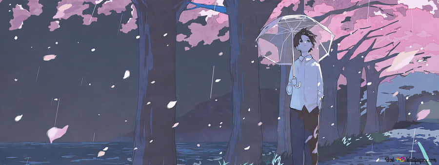 Seize The Day With A Spark Of Japanese Anime Aesthetic Wallpaper