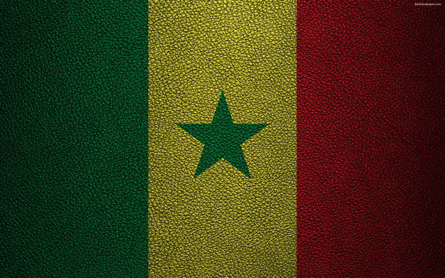 Senegal Textured Flag Wallpaper