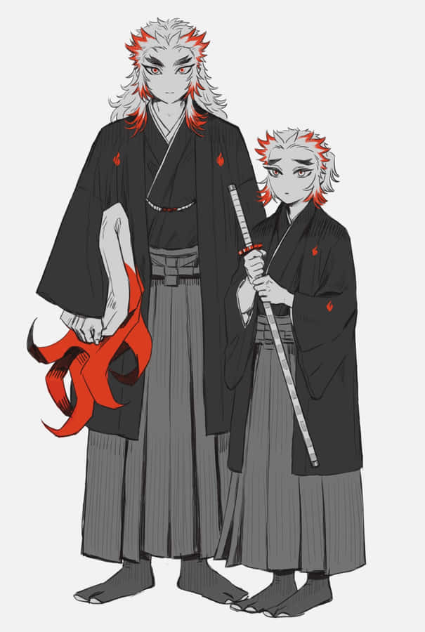 Senjuro Rengoku - The Flame Pillar's Brother Wallpaper