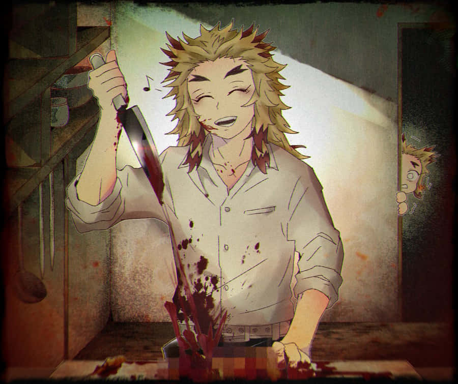 Senjuro Rengoku - Warrior Of The Flame Wallpaper