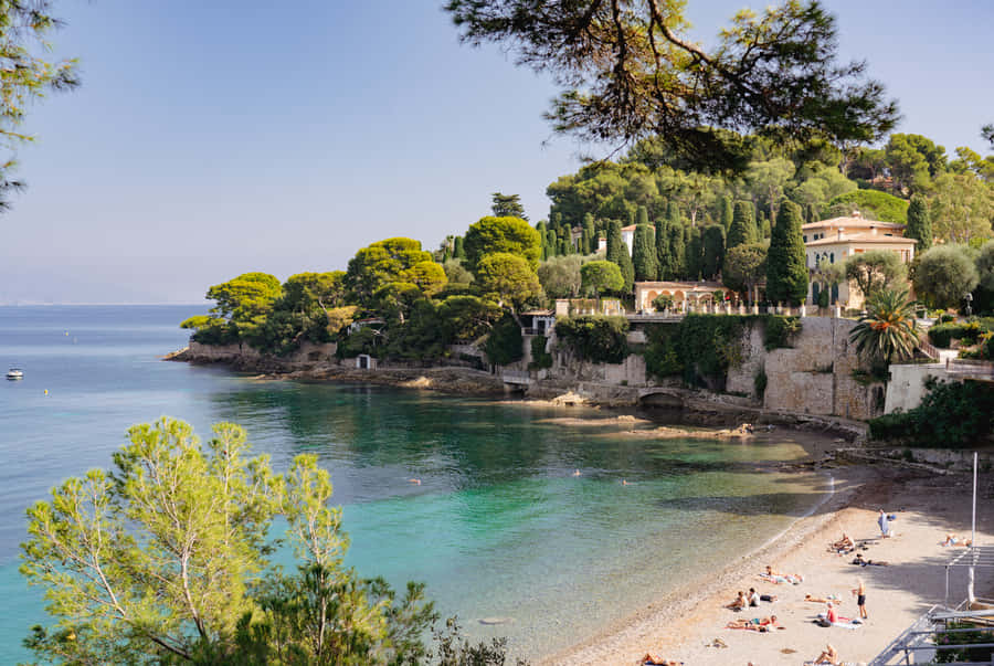 Serene And Beautiful French Beach Wallpaper