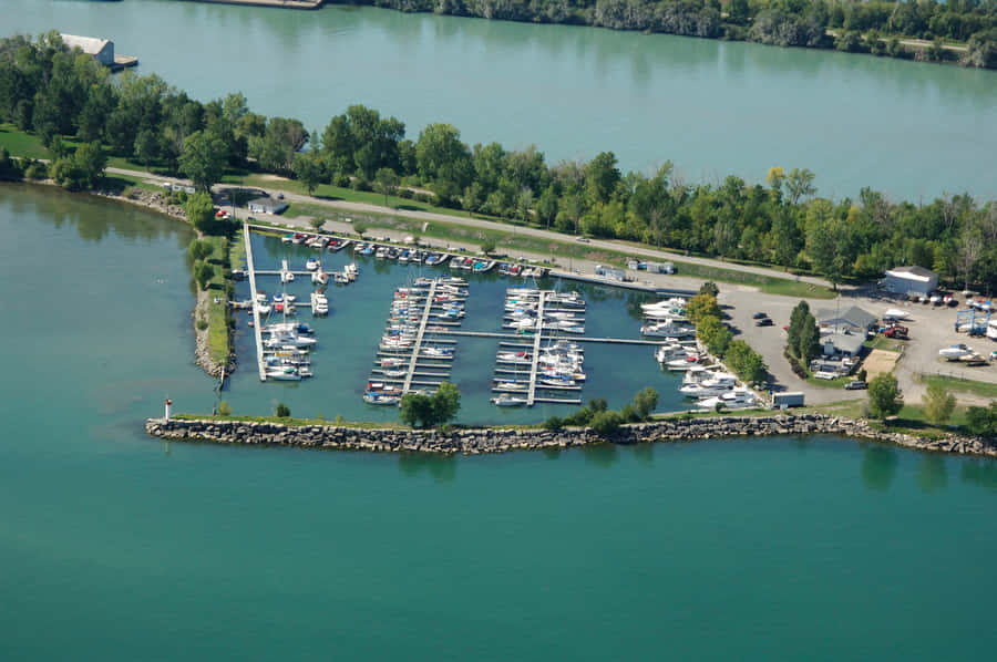 Serene And Sunny Day At Montebello Park, St Catharines Wallpaper