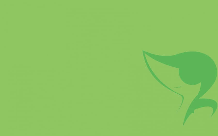 Serene Green Minimalistic Wallpaper Wallpaper