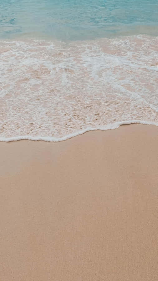Serene Minimalist Beach Escape Wallpaper