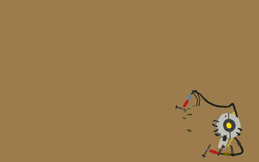 Serene Minimalist Landscape Wallpaper