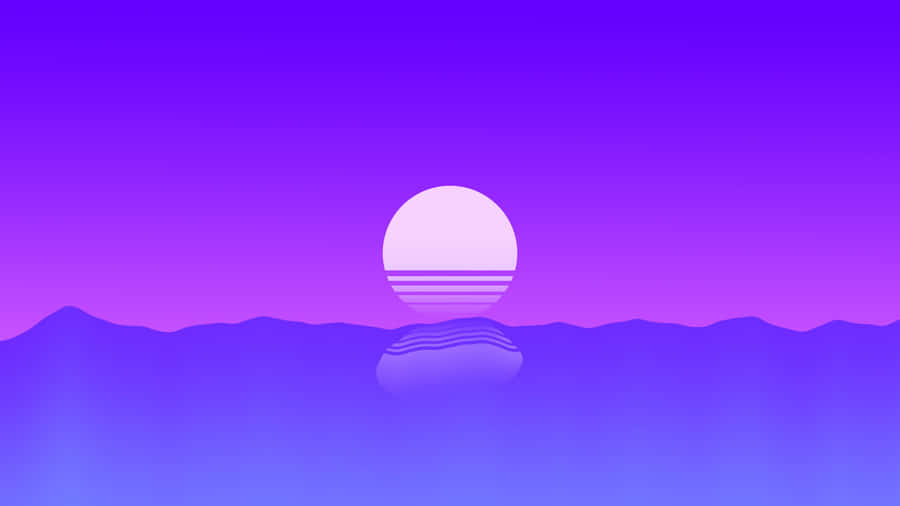 Serene Minimalist Ocean View Wallpaper