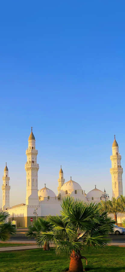 Serene_ Mosque_ At_ Dusk.jpg Wallpaper