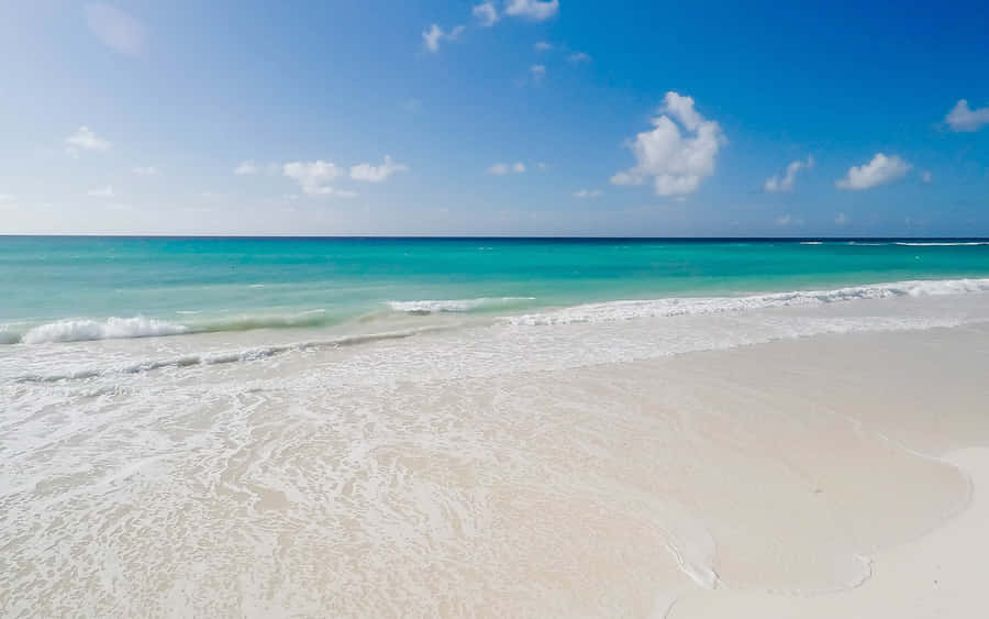 Serene Sea Breeze On A Sunny Day Wallpaper