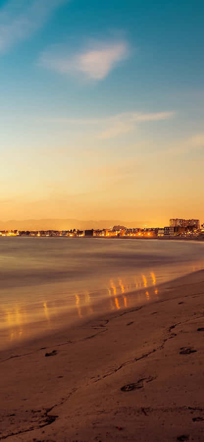 Serene Summer Beach - Apple Iphone Wallpaper Wallpaper