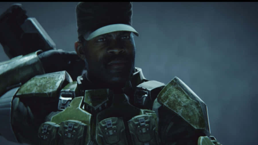 Sergeant Johnson In Action Wallpaper