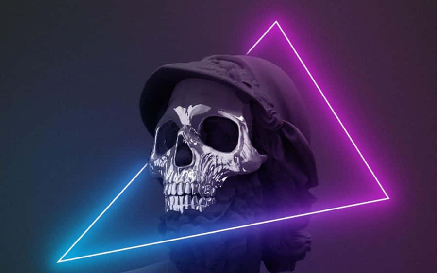 Set Yourself Apart With The Limited Edition Purple Skull Trooper Wallpaper