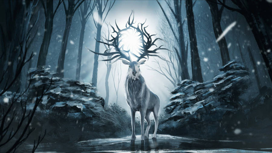Shadow And Bone Magical Stag Wallpaper